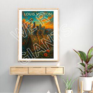 Louis Vuitton Seattle Luxury Luggage 24x36 Art Print